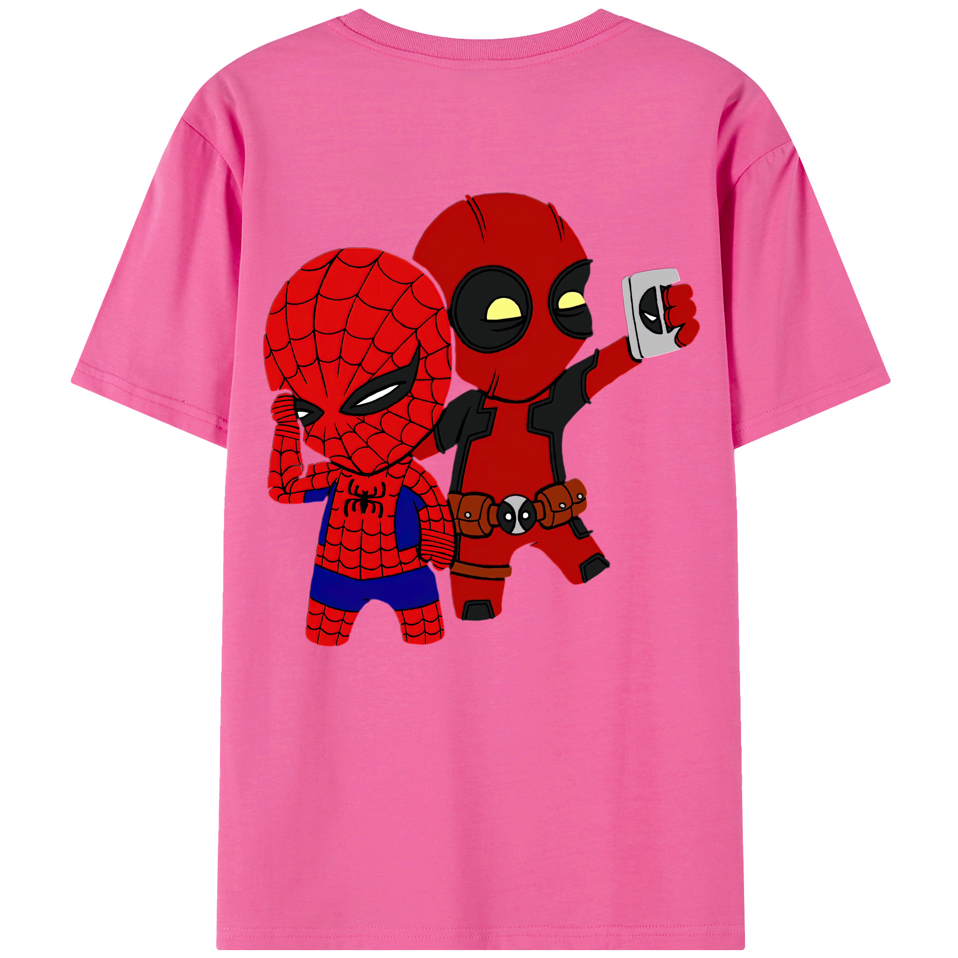 （画像用） Deadpool デッドプール レディース半袖Tシャツ(バックプリント)